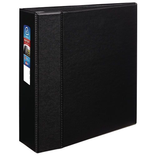 Image of Avery® Heavy-Duty Non-View Binder With Durahinge And Locking One Touch Ezd Rings, 3 Rings, 4" Capacity, 11 X 8.5, Black