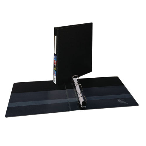 Image of Avery® Heavy-Duty Non-View Binder With Durahinge And One Touch Ezd Rings, 3 Rings, 1" Capacity, 11 X 8.5, Black