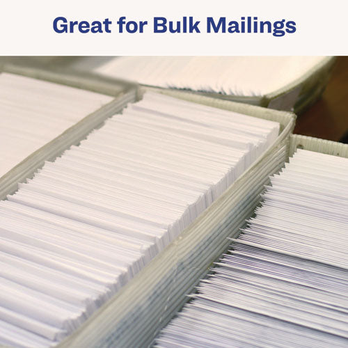 Image of Avery® Dot Matrix Printer Mailing Labels, Pin-Fed Printers, 0.94 X 4, White, 5,000/box