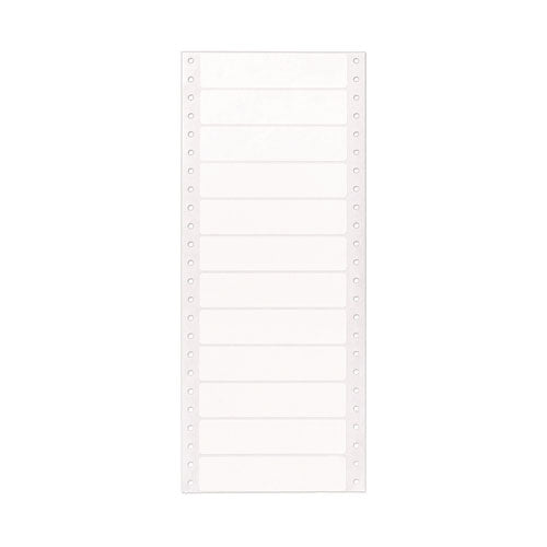 Image of Avery® Dot Matrix Printer Mailing Labels, Pin-Fed Printers, 0.94 X 4, White, 5,000/box