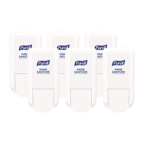 Image of PURELL® Cs2 Hand Sanitizer Dispenser, 1,000 Ml, 5.14 X 3.83 X 10, White, 6/carton
