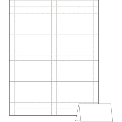 Image of Avery® Small Tent Card, White, 3.5 x 2, 4 Cards/Sheet, 40 Sheets/Pack