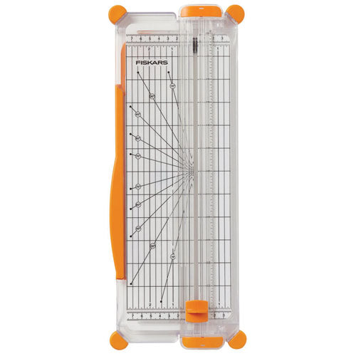 Image of Fiskars® SureCut Scrapbooking Paper Trimmer, 10 Sheets, 12" Cut Length, 7.08 x 16.93