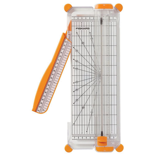 Image of Fiskars® SureCut Scrapbooking Paper Trimmer, 10 Sheets, 12" Cut Length, 7.08 x 16.93