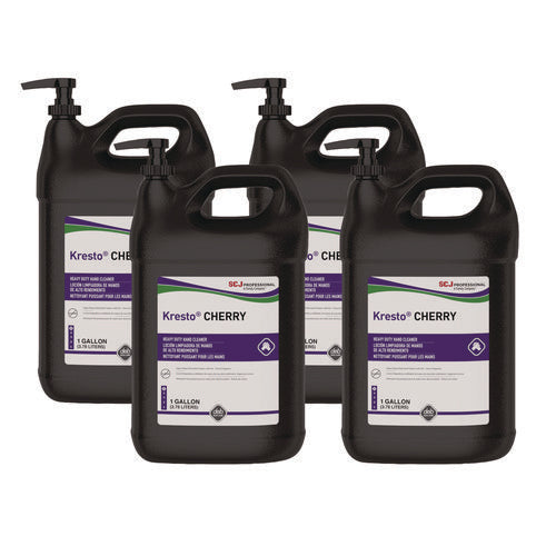 Image of SC Johnson Professional® Kresto Cherry Heavy Duty Hand Cleaner Manual Cartridge, Cherry Scent, 1 gal, 4/Carton