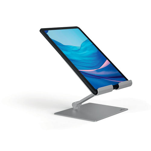 Image of Durable® Adjustable Tablet Stand, Silver