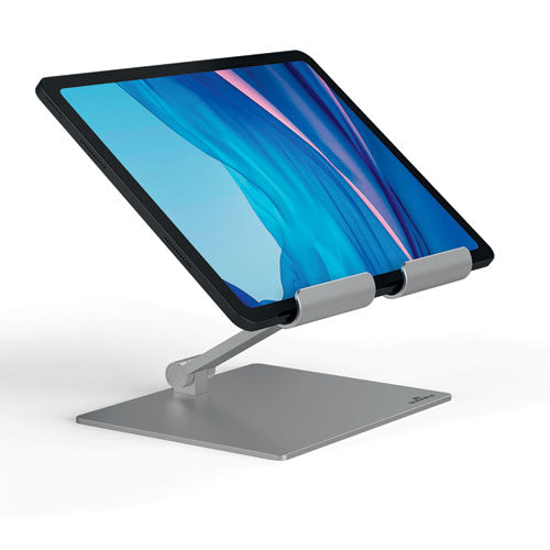 Image of Durable® Adjustable Tablet Stand, Silver