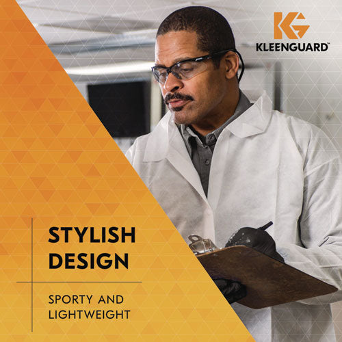 Image of KleenGuard V60 30-06 Dual Readers Safety Glasses, Black Polycarbonate Frame, Clear Polycarbonate Lens, 6/Box