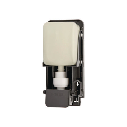 Image of SOAP2O Wall-Mounted Dispenser, 1,000 mL, 5 x 5 x 11, Black/Faux Stainless Steel