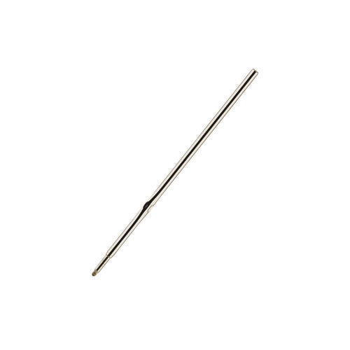 Image of Zebra® F-Series Ballpoint Stainless Steel Pen Refill, Fine 0.8 mm Conical Tip, Black Ink, 2/Pack