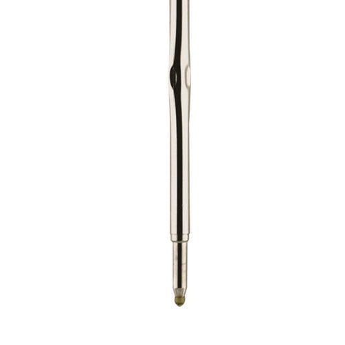Image of Zebra® F-Series Ballpoint Stainless Steel Pen Refill, Fine 0.8 mm Conical Tip, Black Ink, 2/Pack