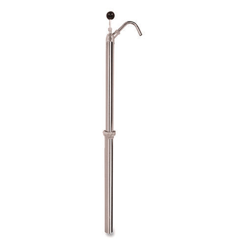 Image of Boardwalk® Bottle Pump, 22 oz Output, Steel, 42.5" Tall, Chrome, 6/Carton