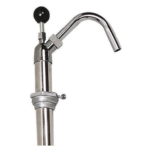 Image of Boardwalk® Bottle Pump, 22 oz Output, Steel, 42.5" Tall, Chrome, 6/Carton