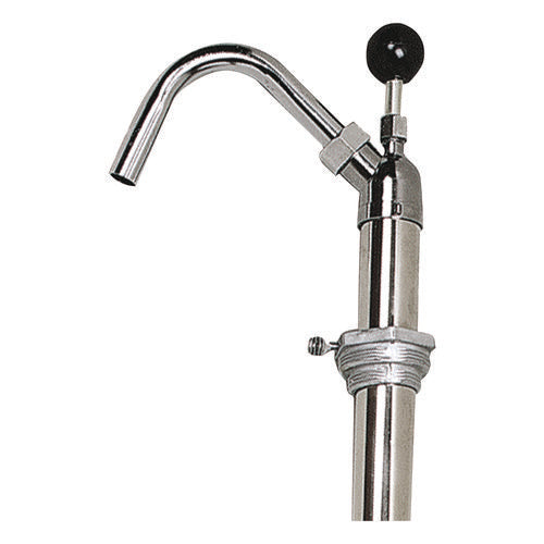 Image of Boardwalk® Bottle Pump, 22 oz Output, Steel, 42.5" Tall, Chrome, 6/Carton