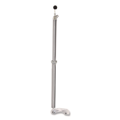Image of Boardwalk® Bottle Pump, 22 oz Output, Steel, 42.5" Tall, Chrome, 6/Carton