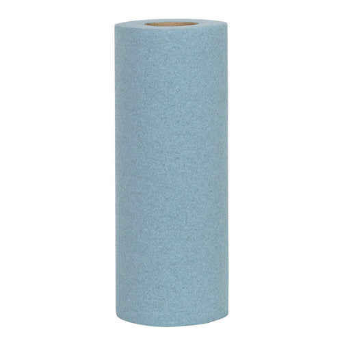 Image of Sellars® TOOLBOX Blue Shop Towels, 1-Ply, 11 x 9.4, Blue, 55 Sheets/Roll, 30 Rolls/Carton