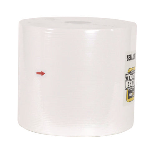 Image of Sellars® TOOLBOX WaterWeave T600 Wipers, 1-Ply, 11.8 x 12.8, White, 1,100 Sheets/Roll