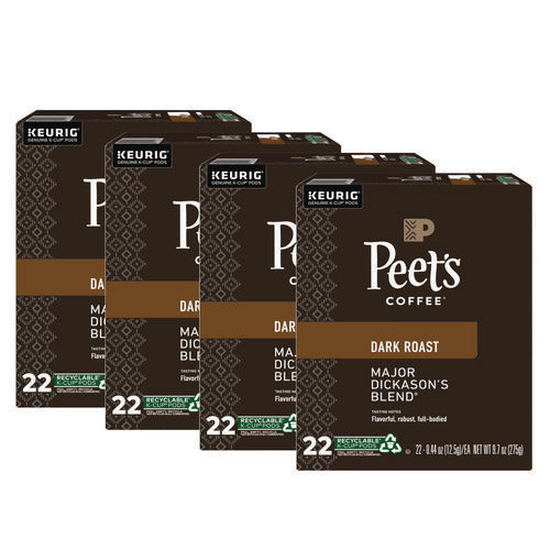 Image of Peet's Coffee & Tea® Major Dickason's Blend K-Cups, Regular, 88/Carton