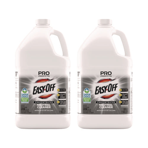 Image of Professional EASY-OFF® Concentrated Neutral Cleaner, 1 gal Bottle, 2/Carton