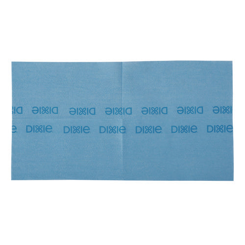 Image of Georgia Pacific® Professional Dixie H700 Disposable Foodservice Towels, 13 x 23.5, Unscented, Blue, 150/Carton