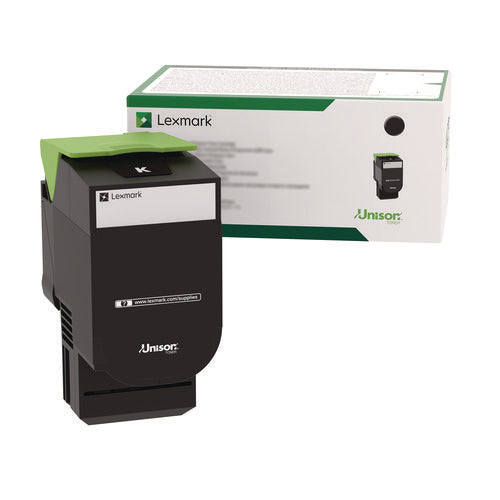 Image of Lexmark 80C00KG Toner, 1,000 Page-Yield, Black