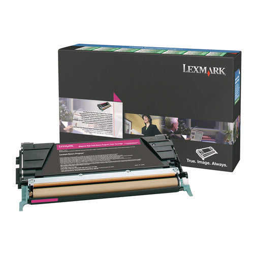 Image of Lexmark X746A4MG Toner, 7,000 Page-Yield, Magenta