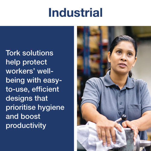 Image of Tork® Light-Duty Surface Cleaning Wet Wipe, 1-Ply, 8 x 6, Unscented, White, 2,500 Sheets/Roll, 2 Rolls/Carton