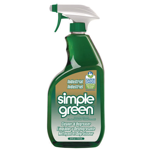 Image of Simple Green® Industrial Cleaner And Degreaser, Concentrated, 24 Oz Spray Bottle