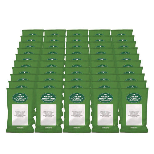 Image of Green Mountain Coffee® French Vanilla Coffee Fraction Packs, 2.2 Oz, 50/carton