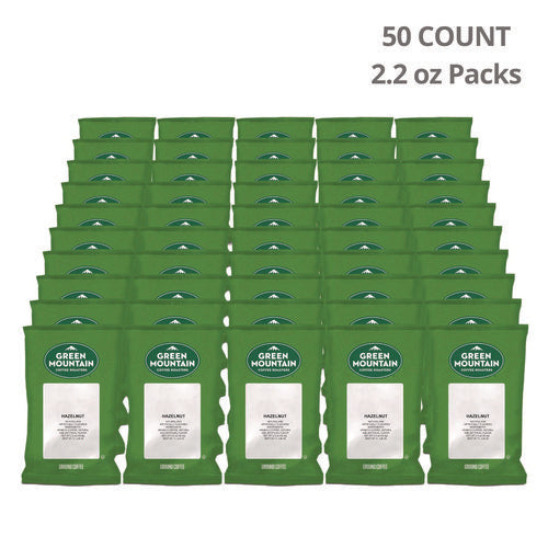 Image of Green Mountain Coffee® Hazelnut Coffee Fraction Packs, 2.2oz, 50/carton
