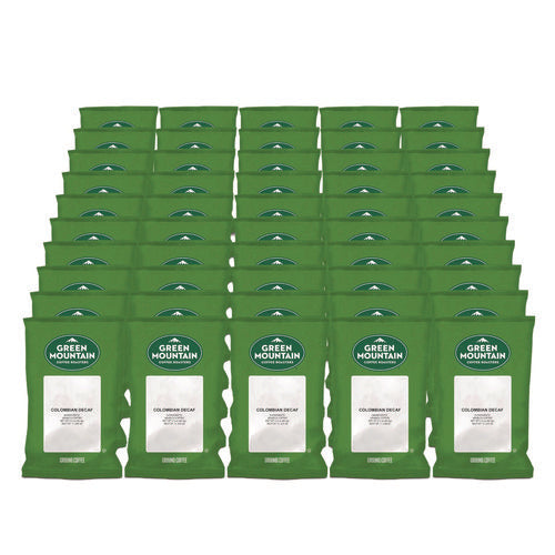 Image of Green Mountain Coffee® Colombian Decaf Coffee Fraction Packs, 2.2oz, 50/carton