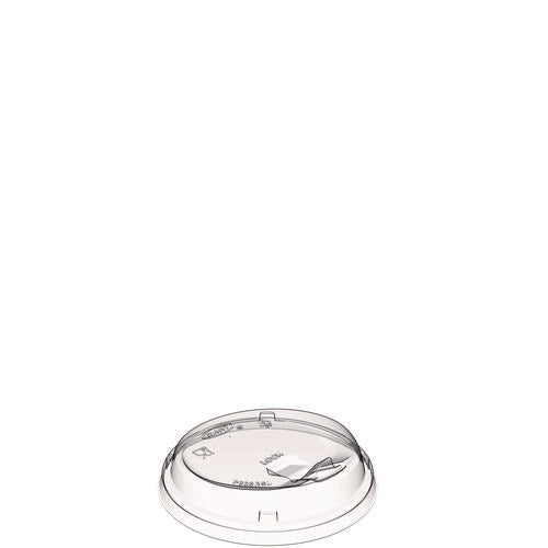 Image of Dart® Prima Strawless Plastic Lids, Fits 9 oz to 20 oz Cold Cups, Clear, 1,000/Carton