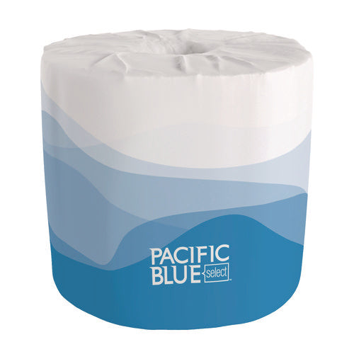 Image of Georgia Pacific® Professional Pacific Blue Select Bathroom Tissue, Septic Safe, 2-Ply, White, 550 Sheets/Roll, 80 Rolls/Carton