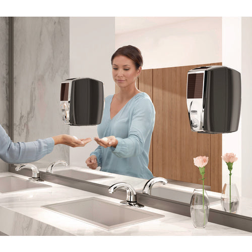 Image of Rubbermaid® Commercial Autofoam With Lumecel Hand Soap Dispenser, 5.51 X 5.51 X 11.22, White/gray Pearl