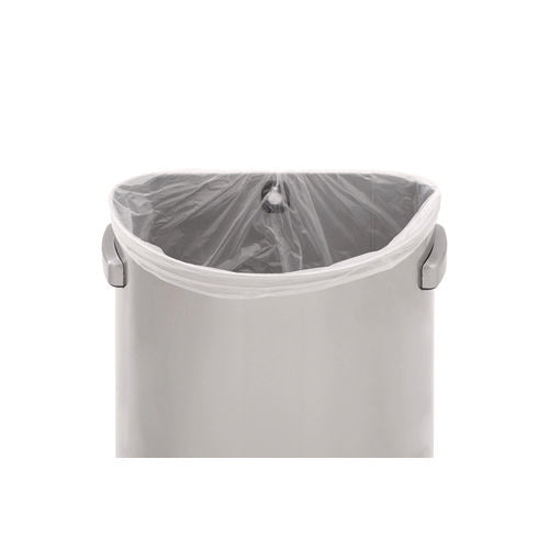 Image of Rubbermaid® Commercial Refine Series Waste Receptacle, 21 gal, Plastic/Stainless Steel