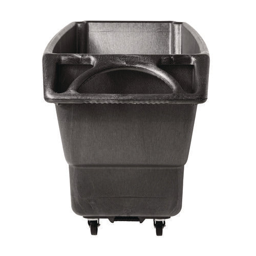 Image of Rubbermaid® Commercial 0.75 cu yd Structural Foam Tilt Truck, Standard Duty, 1,000 lb Capacity, Black