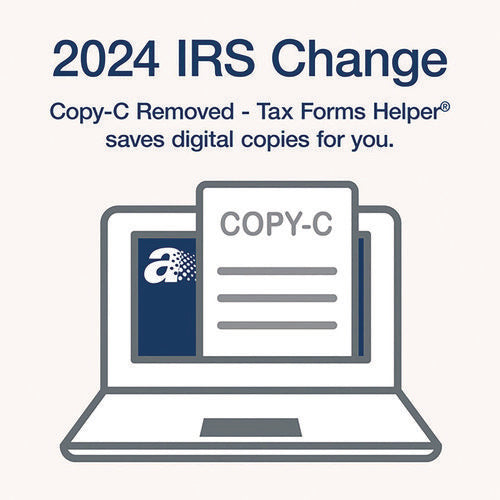 Image of Adams® 4-Part 1099-NEC Tax Form Kit with Security Envelopes and Tax Forms Helper, 2024, 8.5 x 3.66, 3 Forms/Sheet, 15 Forms Total