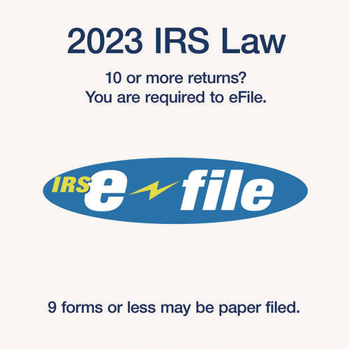 Image of Adams® 4-Part 1099-NEC Tax Form Kit with Security Envelopes and Tax Forms Helper, 2024, 8.5 x 3.66, 3 Forms/Sheet, 15 Forms Total