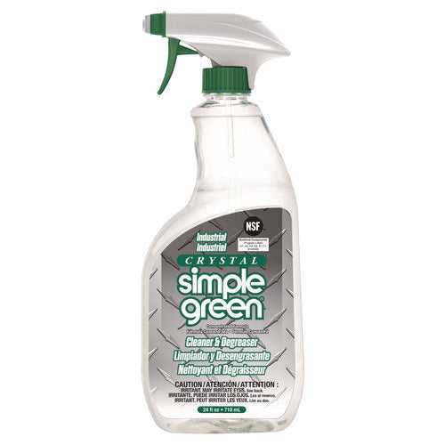 Image of Simple Green® Crystal Industrial Cleaner/degreaser, 24 Oz Spray Bottle, 12/carton