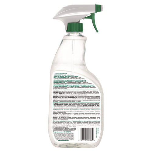 Image of Simple Green® Crystal Industrial Cleaner/degreaser, 24 Oz Spray Bottle, 12/carton