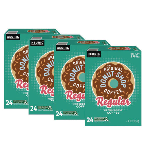 Image of The Original Donut Shop® Donut Shop Coffee K-Cups, Regular, 96/carton
