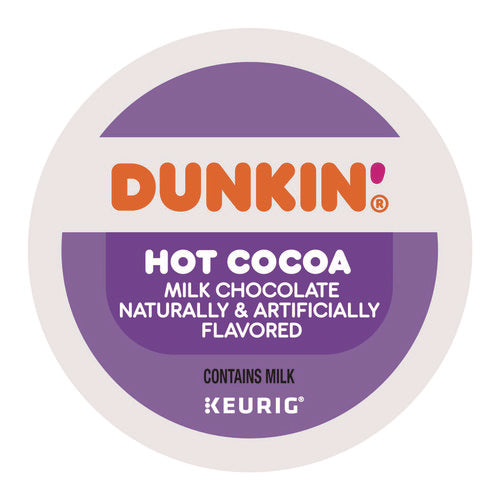 Image of Dunkin'® Milk Chocolate Hot Cocoa K-Cup Pods, 22/box