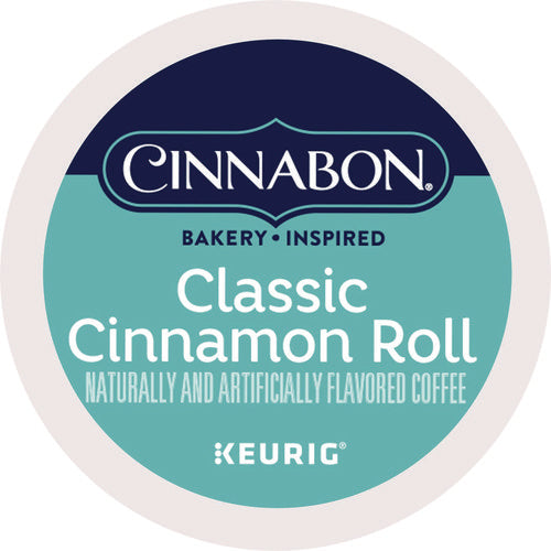 Image of Cinnabon® Cinnabon Classic Cinnamon Roll Coffee K-Cups, 24/box