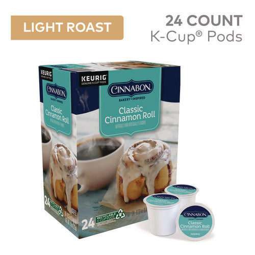 Image of Cinnabon® Cinnabon Classic Cinnamon Roll Coffee K-Cups, 24/box