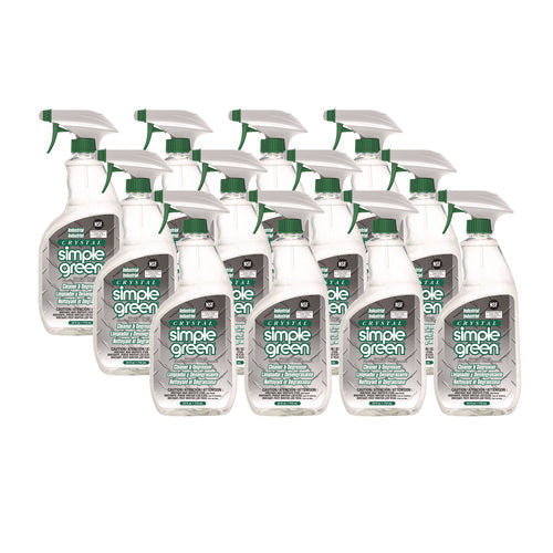 Image of Simple Green® Crystal Industrial Cleaner/degreaser, 24 Oz Spray Bottle, 12/carton