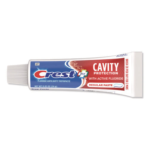 Image of Crest® Cavity Protection Toothpaste, Personal Size, 0.85 oz Tube, 240/Carton