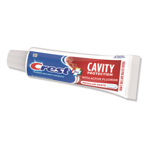 Image of Crest® Cavity Protection Toothpaste, Personal Size, 0.85 oz Tube, 240/Carton
