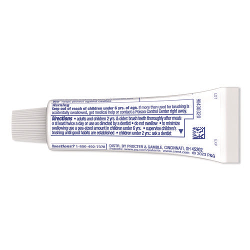 Image of Crest® Cavity Protection Toothpaste, Personal Size, 0.85 oz Tube, 240/Carton