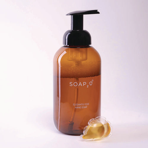 Image of SOAP2O Eco Plastic Soap Dispenser, 500 mL, Brown