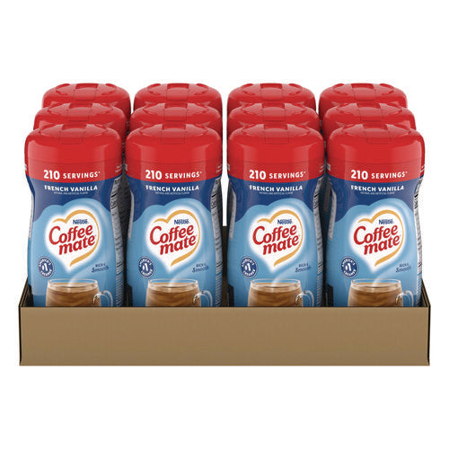 Image of Coffee mate® Non-Dairy Powdered Creamer, French Vanilla, 15 Oz Canister, 12/carton